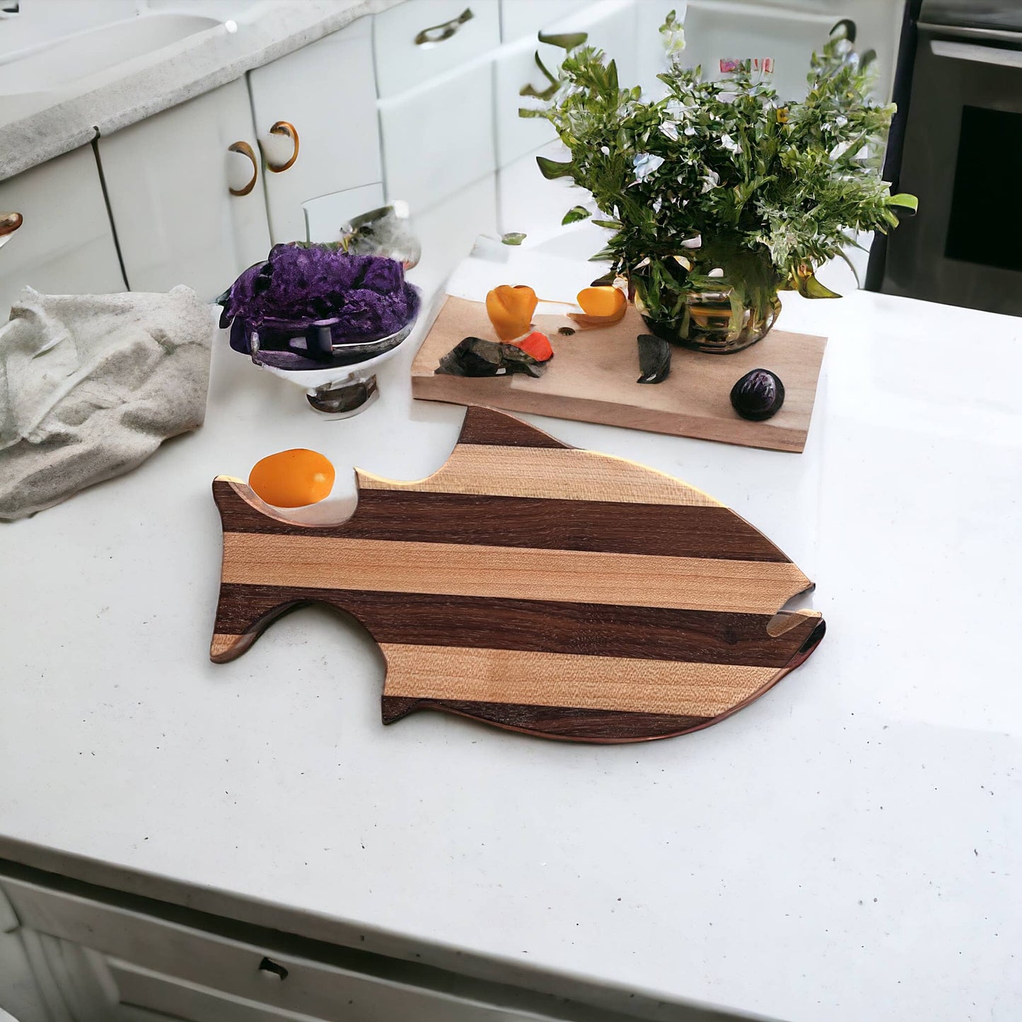 Fish 1 Large Charcuterie / Cutting Board