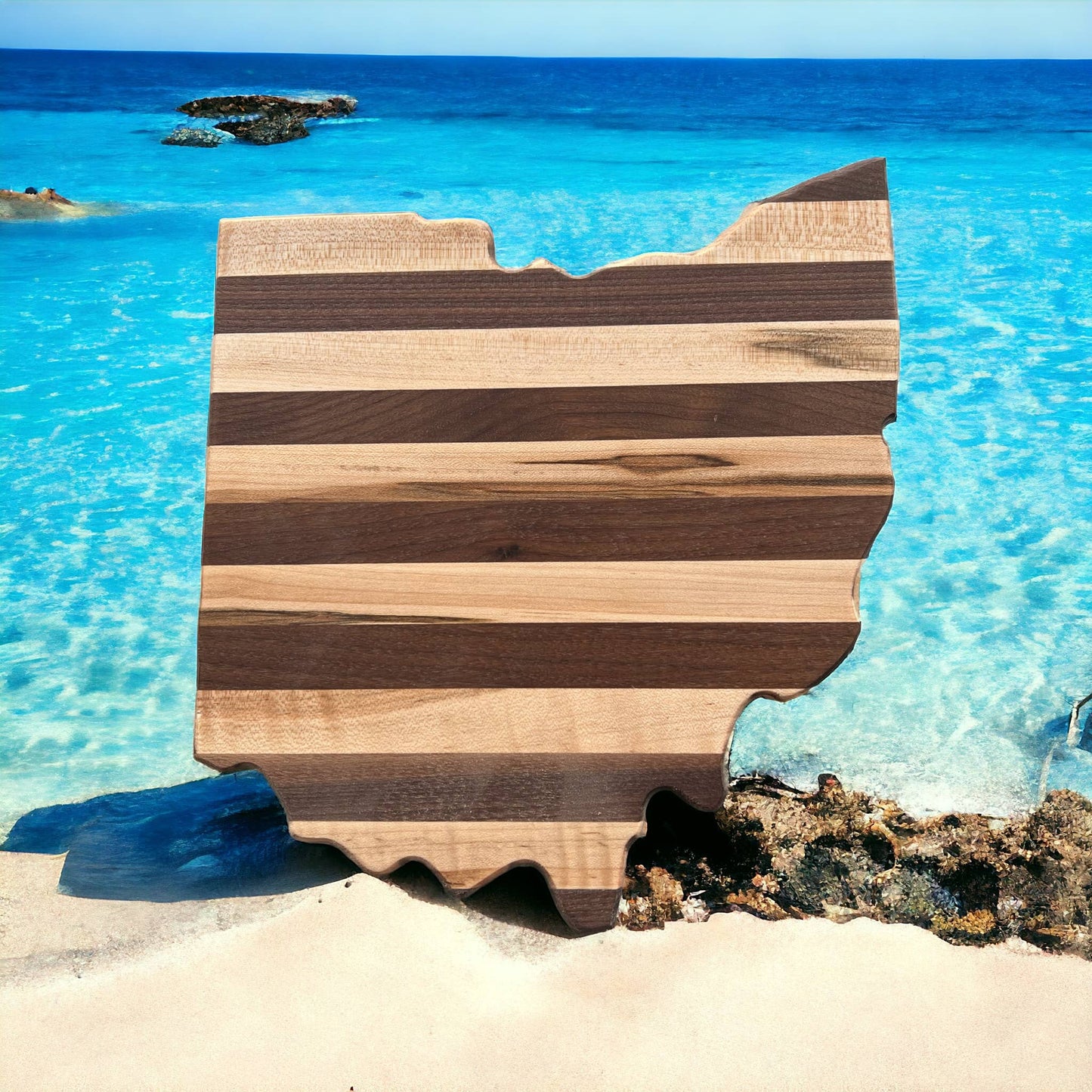 Handcrafted Ohio Wooden Charcuterie & Cutting Board – Rustic Serving Board