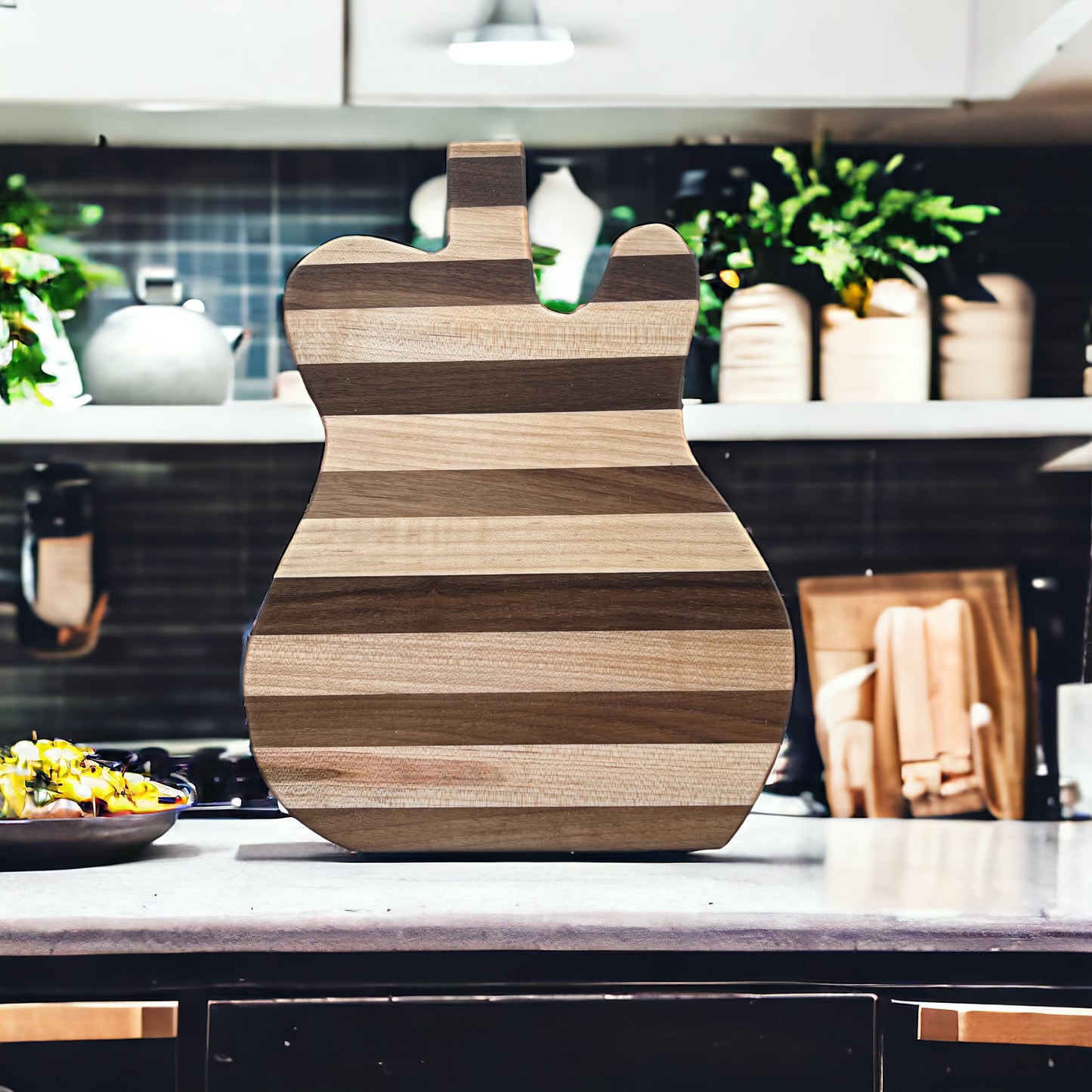 ELECTRIC GUITAR CHARCUTERIE / CUTTING BOARD LARGE