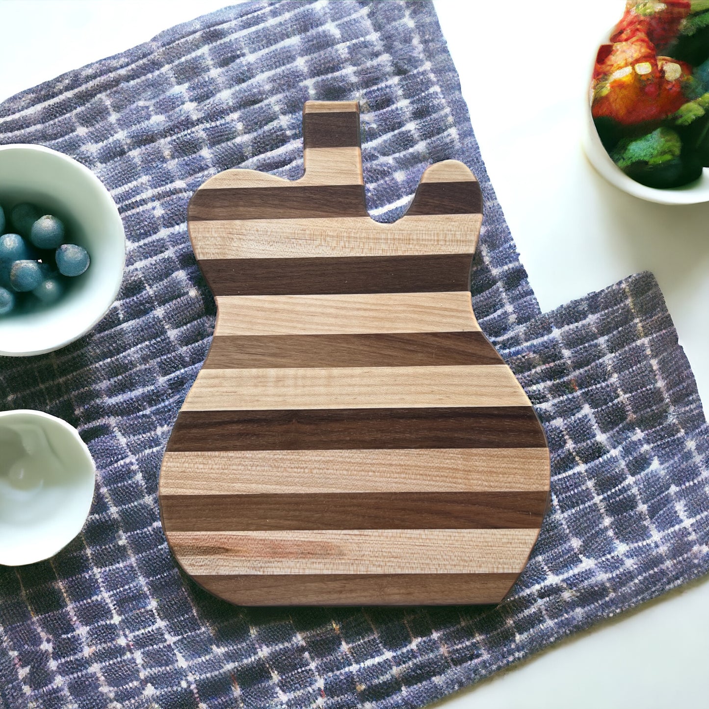 ELECTRIC GUITAR CHARCUTERIE / CUTTING BOARD LARGE