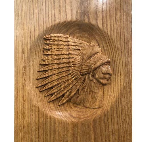 Carved Plains Chief