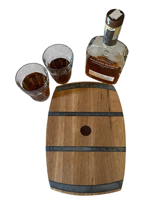 BOURBON BARREL CHARCUTERIE BOARD / CUTTING BOARD