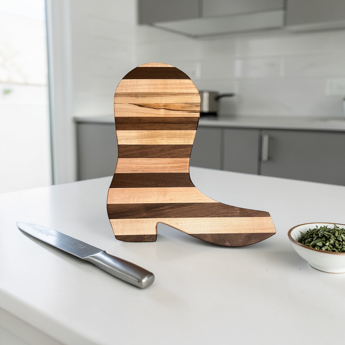 Handcrafted Wooden Cowboy Boot Charcuterie Board | Rustic Western Cutt ...