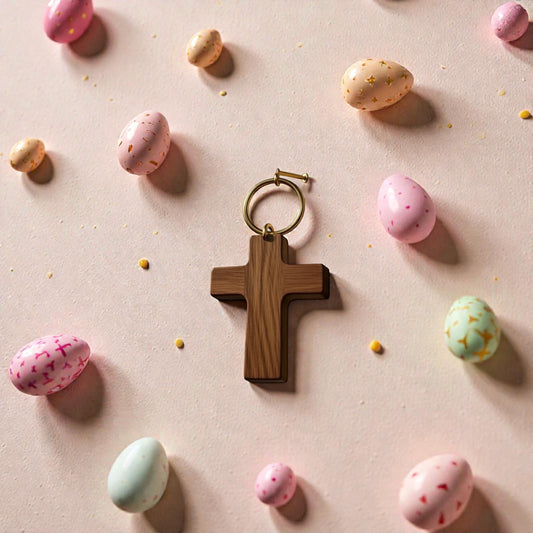 COMFORT CROSS WITH KEY RING