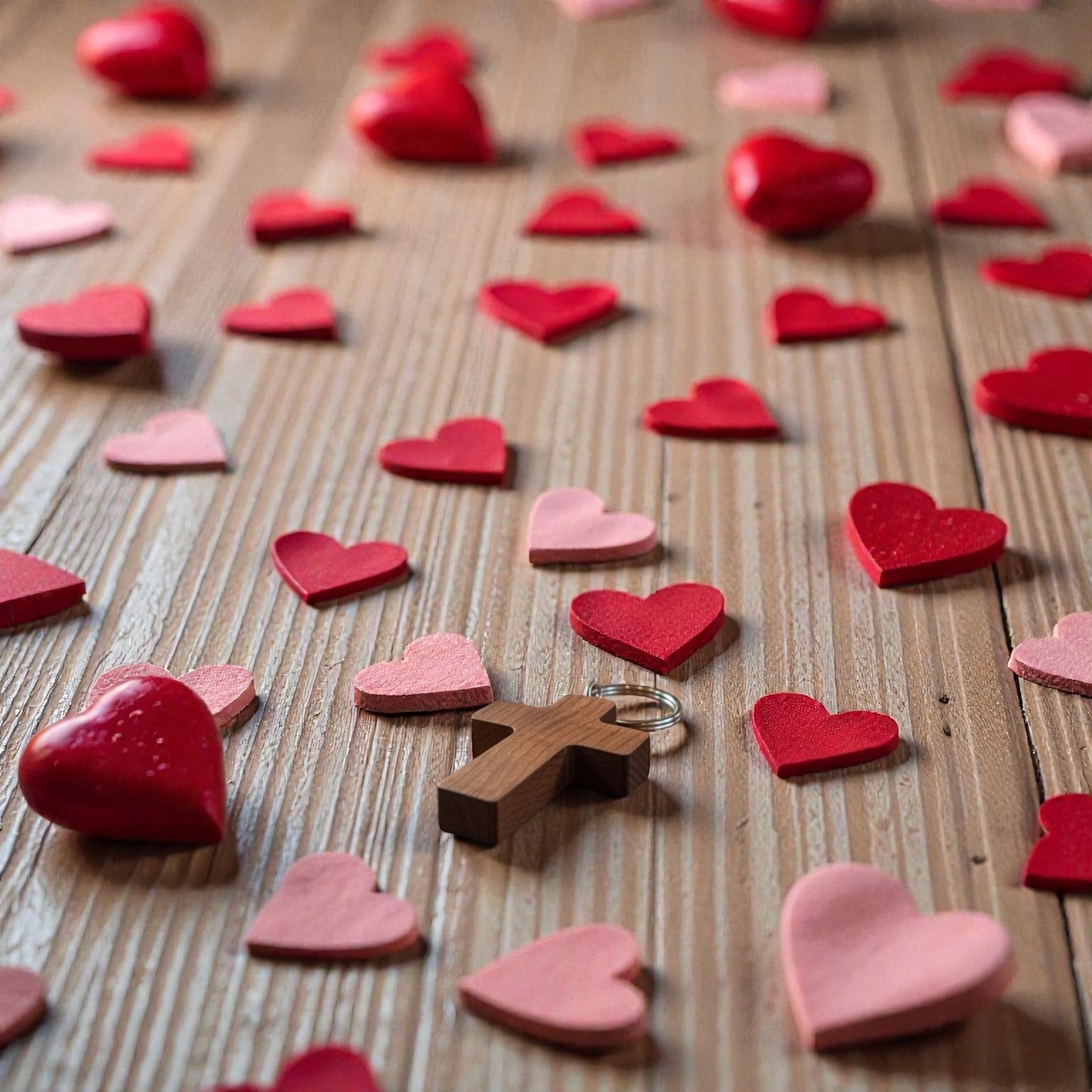 COMFORT CROSS WITH KEY RING