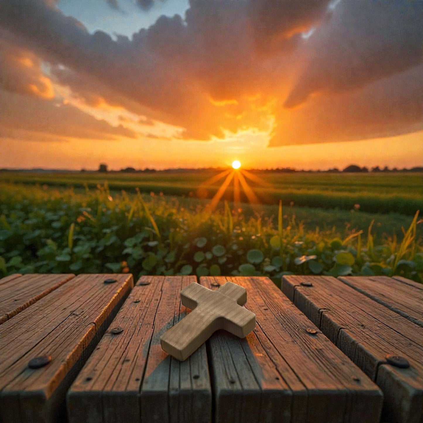 COMFORT CROSS WITH KEY RING