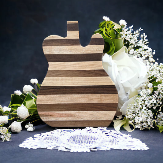 ELECTRIC GUITAR  EXTRA LARGE CHARCUTERIE/CUTTING BOARD