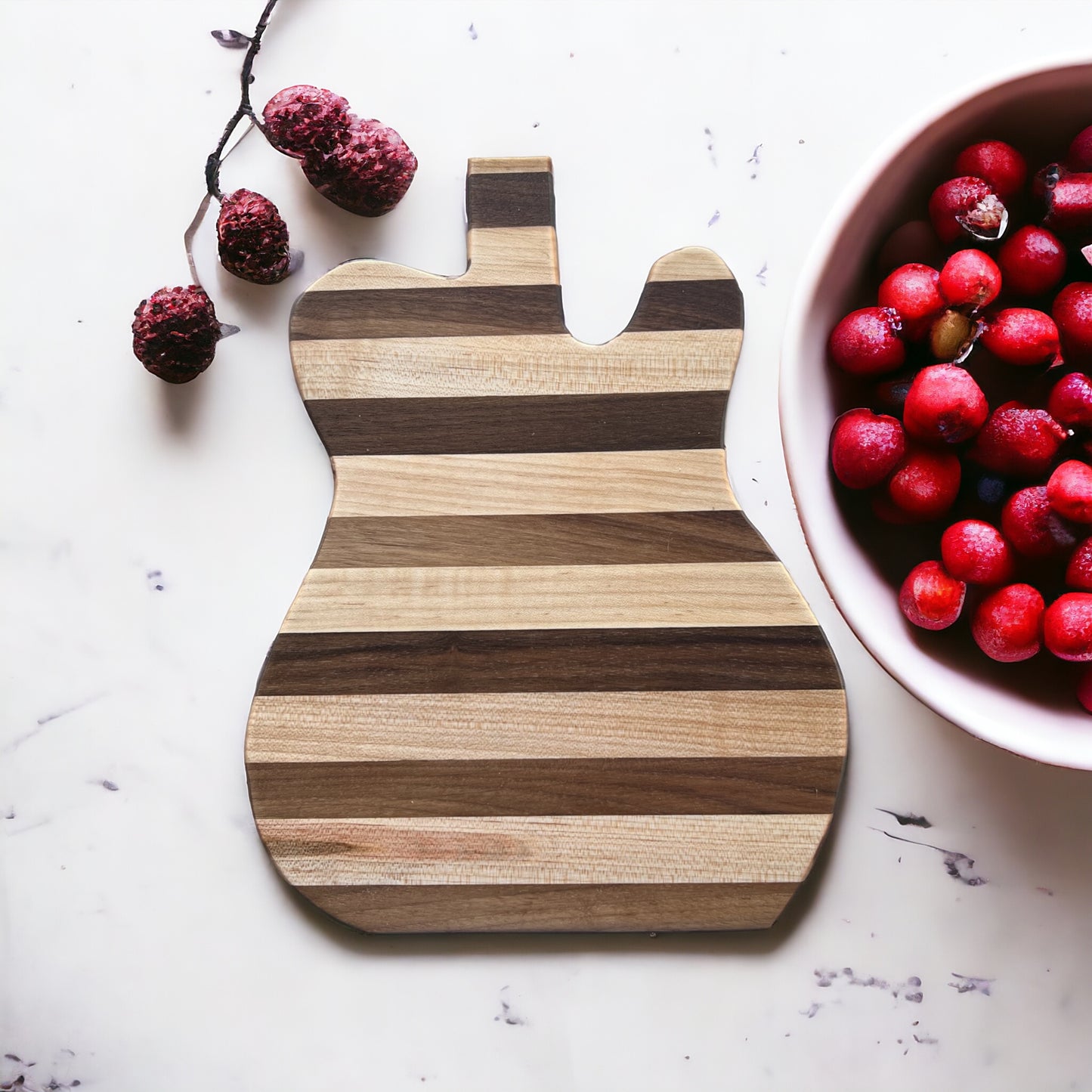 ELECTRIC GUITAR  EXTRA LARGE CHARCUTERIE/CUTTING BOARD