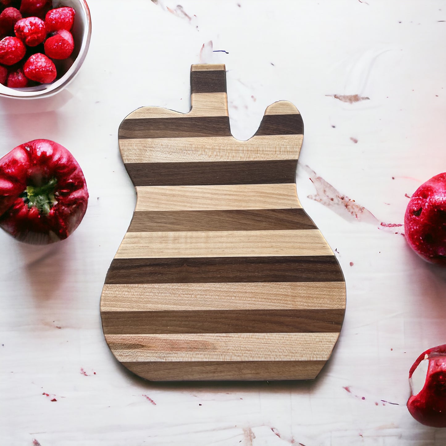 ELECTRIC GUITAR  EXTRA LARGE CHARCUTERIE/CUTTING BOARD