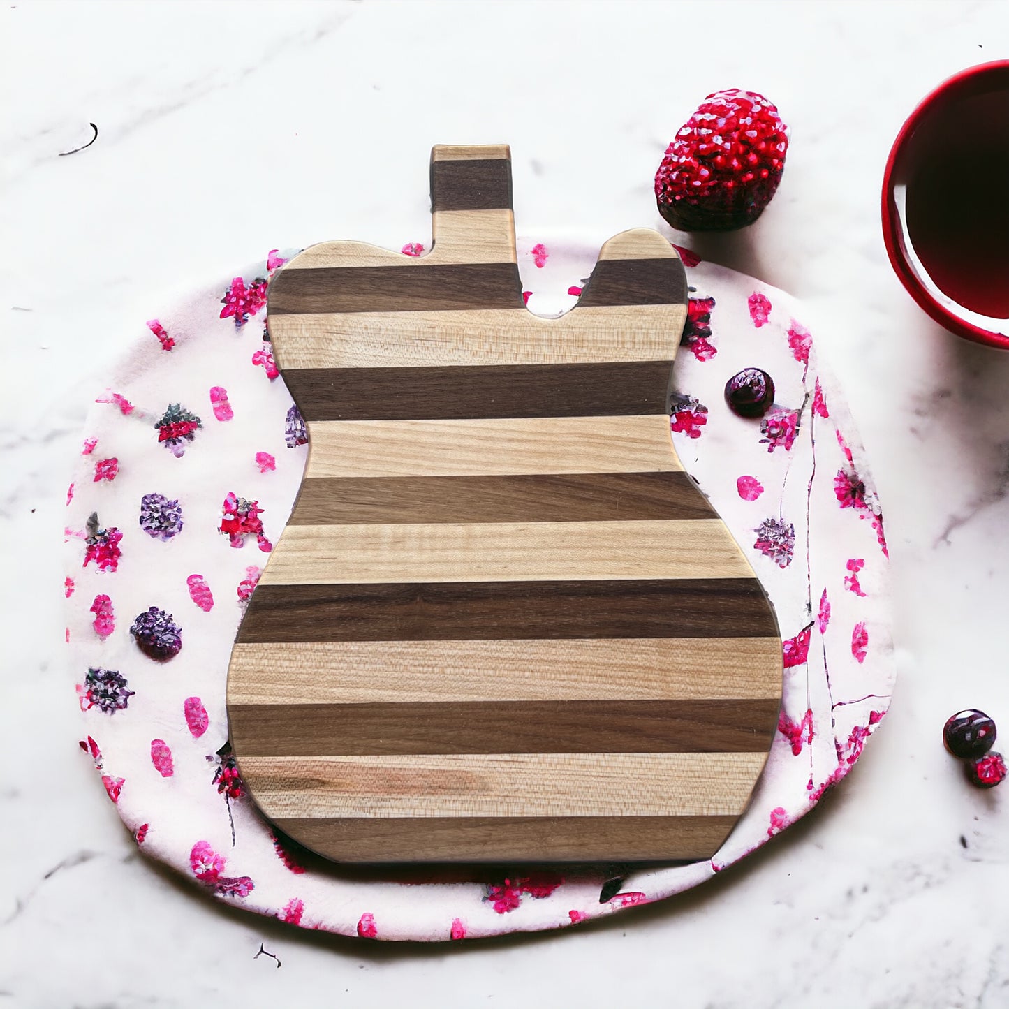 ELECTRIC GUITAR  EXTRA LARGE CHARCUTERIE/CUTTING BOARD