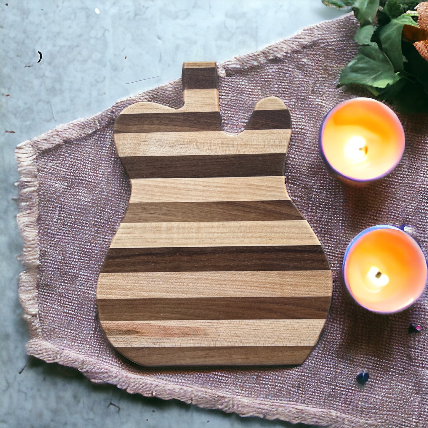 ELECTRIC GUITAR  EXTRA LARGE CHARCUTERIE/CUTTING BOARD