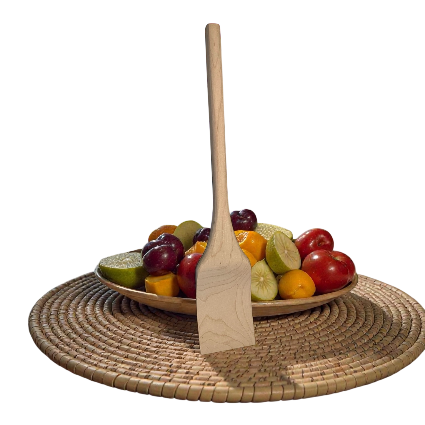 Handcrafted Wooden Roux Spoon – Natural Wood Cooking Spoon for Gumbo, Sauces & Cast Iron
