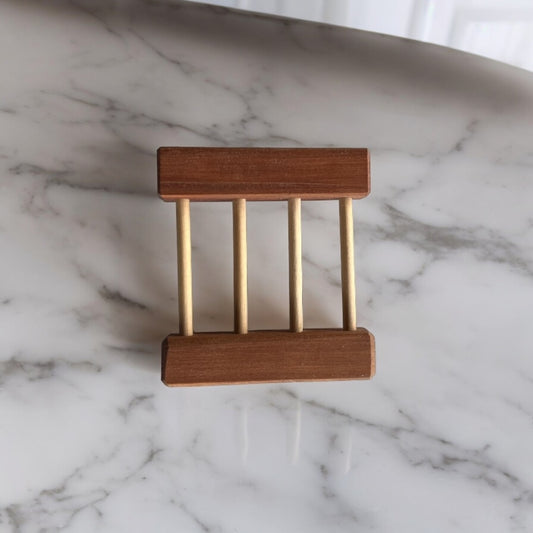 Handcrafted Wooden Soap Rack Tray – Natural Draining Soap Holder for Bathroom & Kitchen