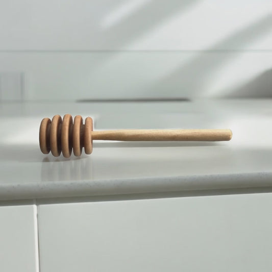 Wooden Honey Dipper 6 Inch | Natural Honey Drizzle Stick