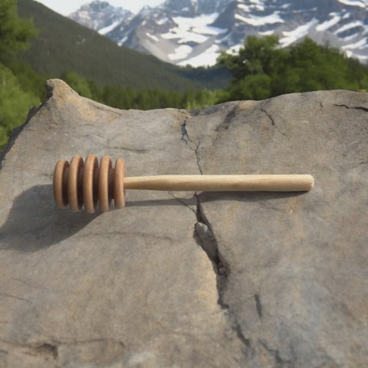5-Inch Wooden Honey Dipper | Natural Honey Stir Stick