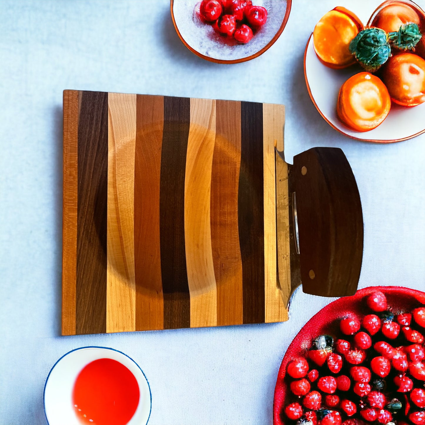 Ulu Cutting Board And Knife