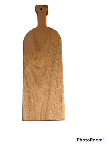 Maple Wine Bottle Cheese Board | Handmade Charcuterie Serving Board
